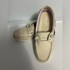 Sperry Women’s Off-White Boat Shoes